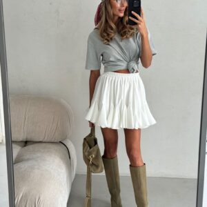 Flowing Mini Skirt