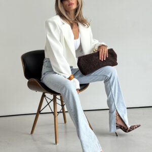 Cropped Tailored Blazer