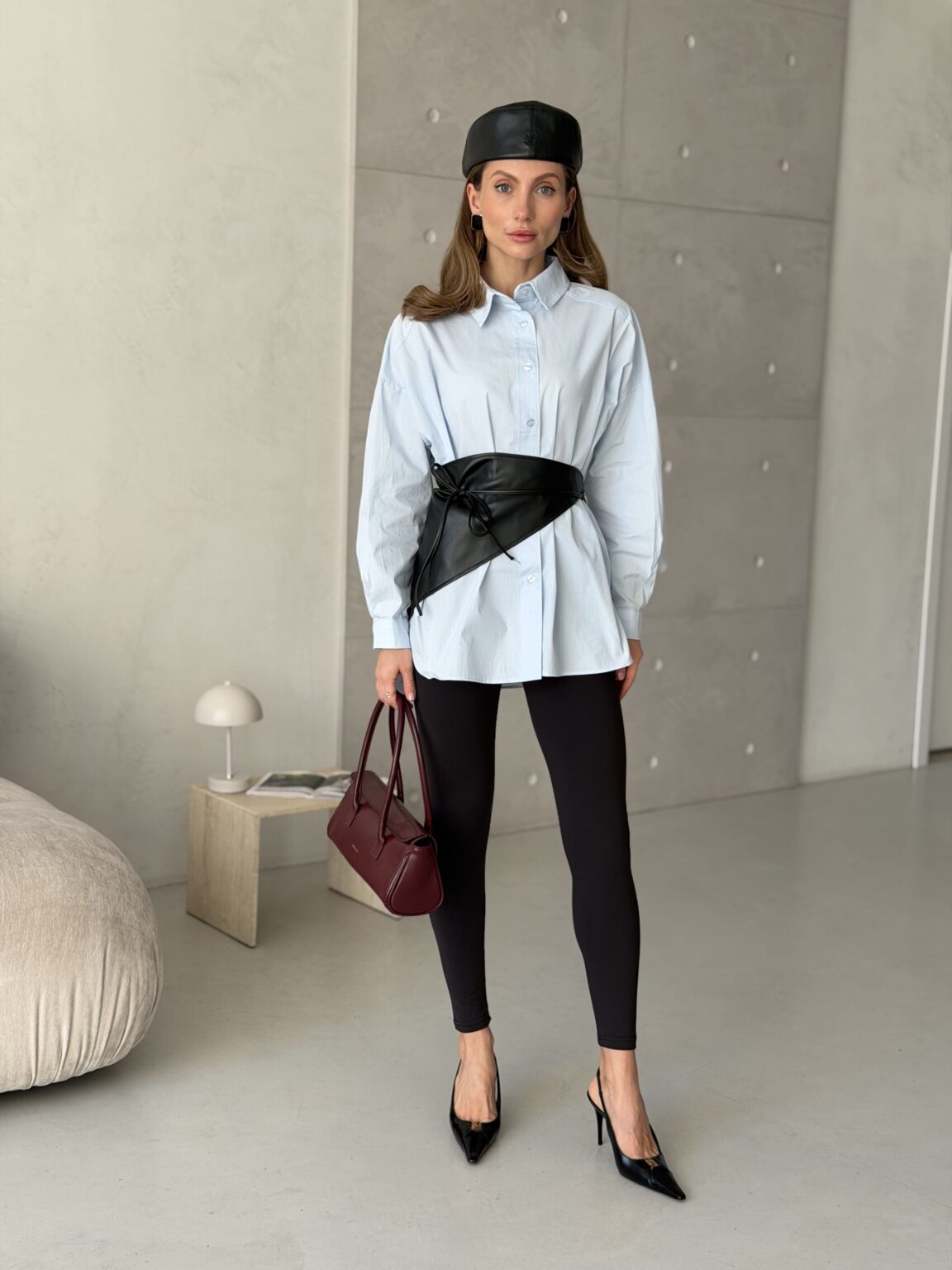 IMG_9729 Leather Peplum Belt — Accessories — YuNiKo