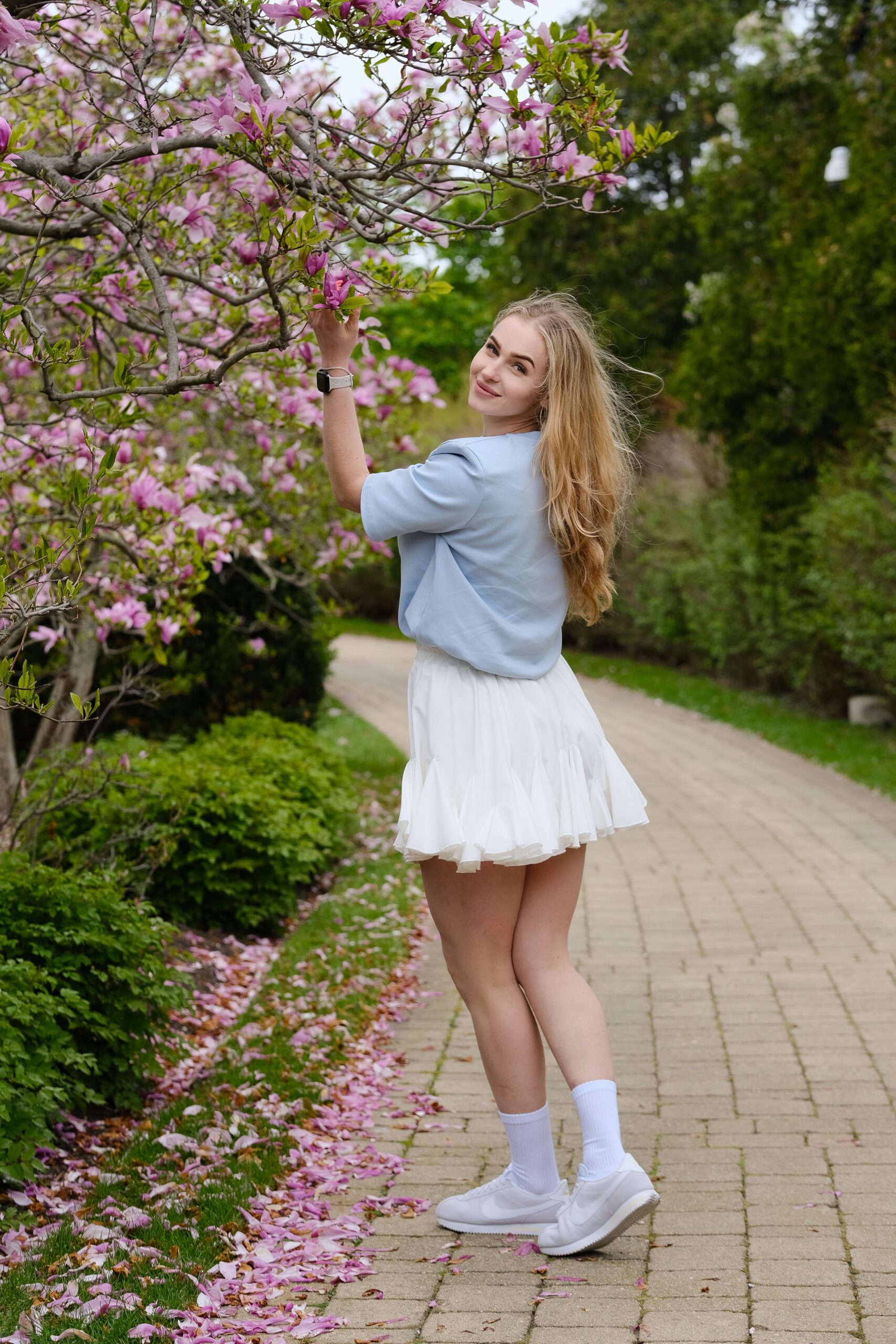 Pleated Mini Skirt