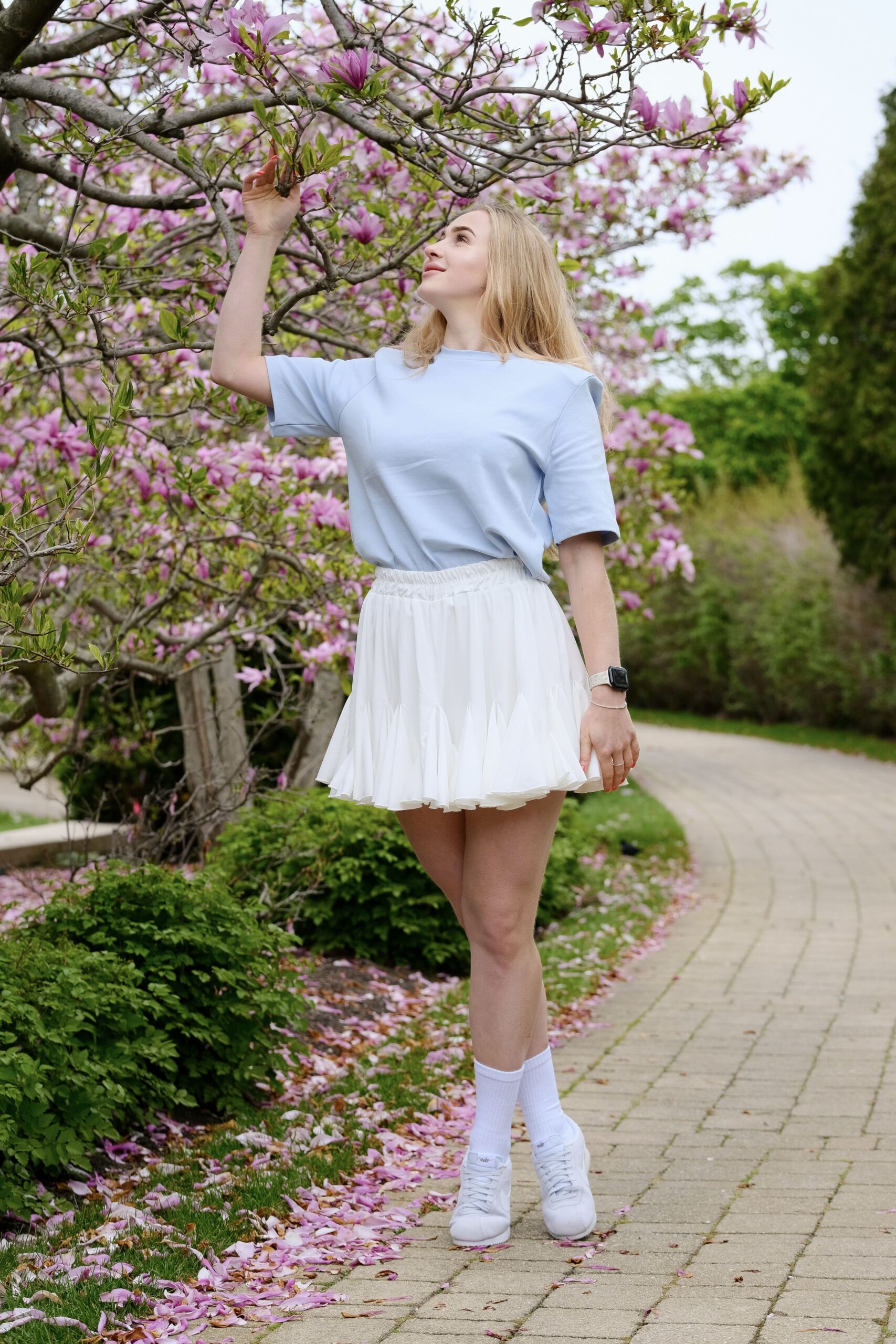 Pleated Mini Skirt - Image 3