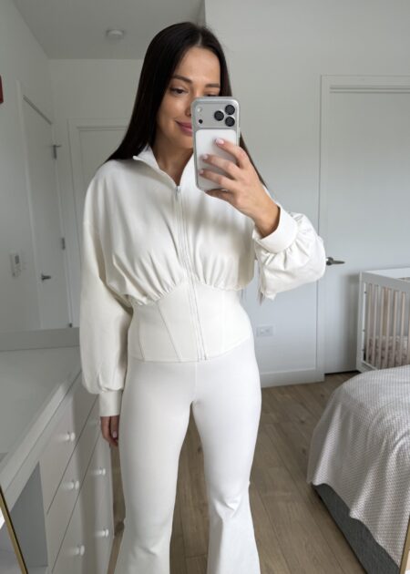 Cropped top and flared pants set — Sets — YuNiKo